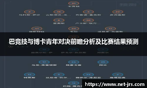 巴竞技与博卡青年对决前瞻分析及比赛结果预测